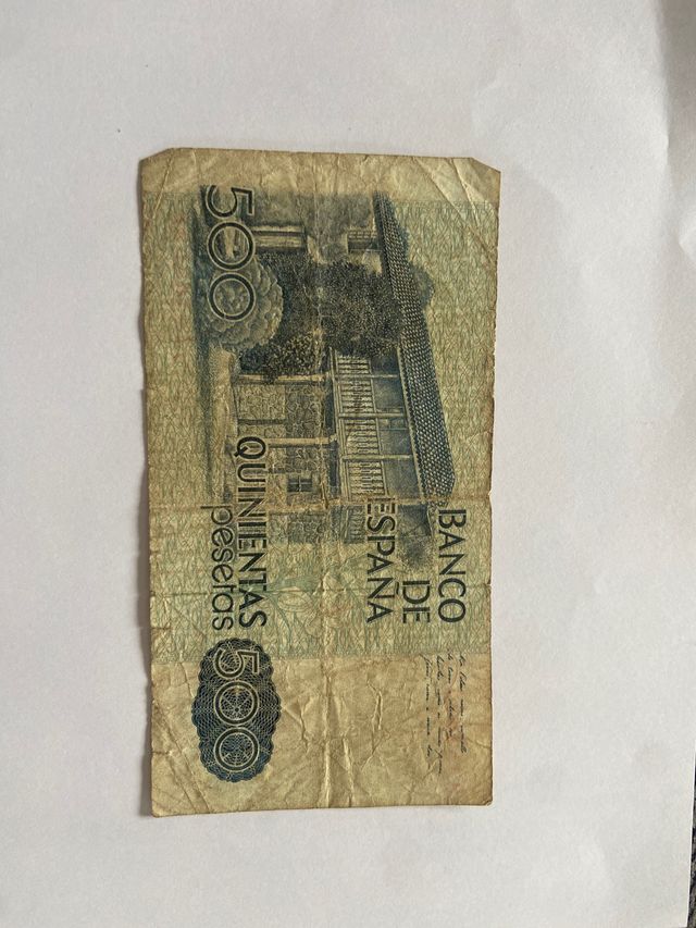 Billete 500 pesetas 