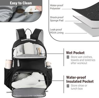 MoKo Mochila de Viaje Antirrobo Impermeable 15,6"