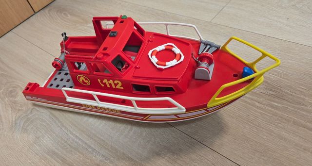 Barco de rescate bomberos  PLAYMOBIL