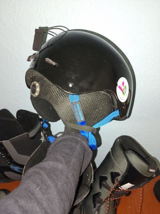 Botas y casco swooboar , talla 45