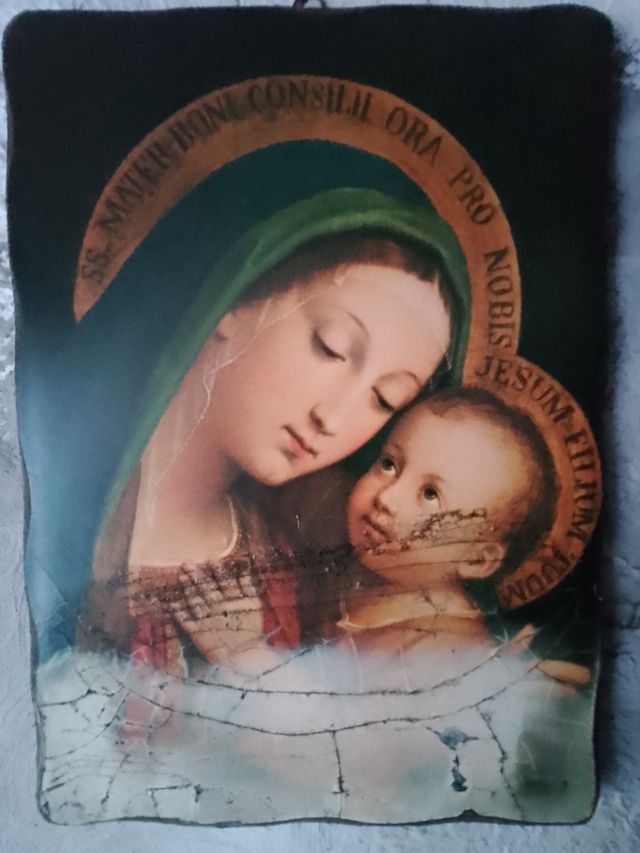 Quadro Maria vergine con bambin Gesù