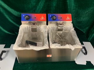 FREIDORA; GASFRIT DOS SENOS 10+10 LITROS 3500 W