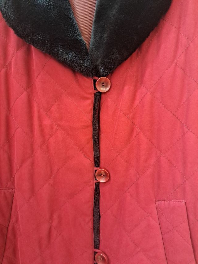 Parka larga acolchada