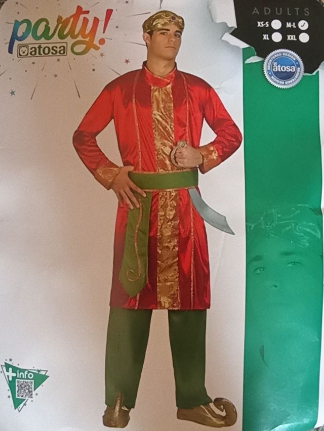 Disfraz hindú india chico hombre M-L