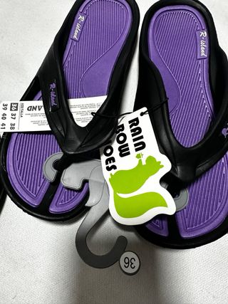 Lote chanclas playa 36
