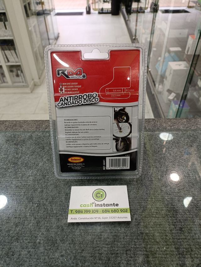 SERRATURA ANTIFURTO SICURA DA 7 MM