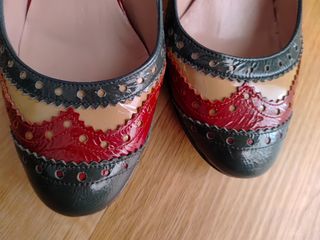 Zapatos tacón piel-charol