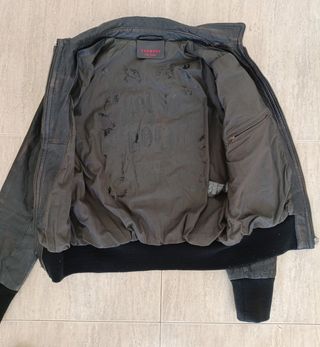 Bomber cuero auténtico XS Medidas indicadas fotos 