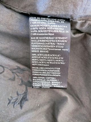 Bomber cuero auténtico XS Medidas indicadas fotos 