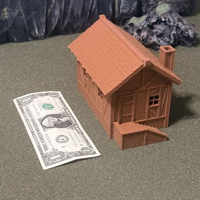 Casa medieval para RPG rol de 28 mm juegos