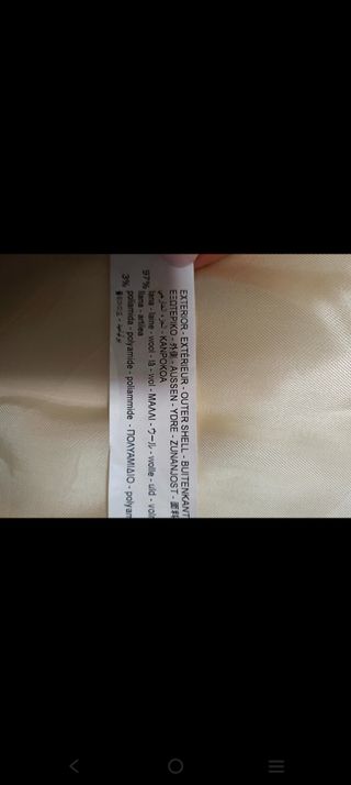 Abrigo lana oversize