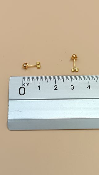 Pendientes de oro de 18kt.