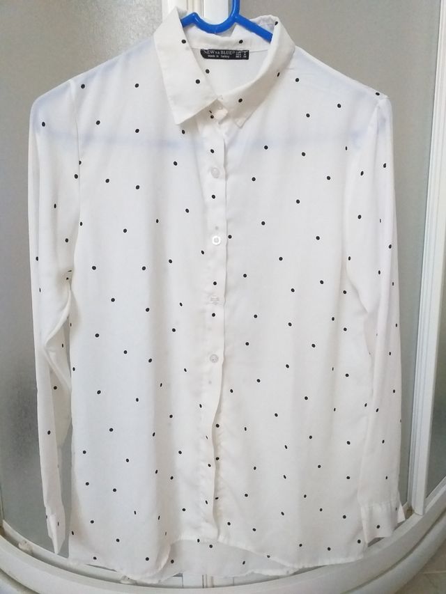Blusa a pois taglia S