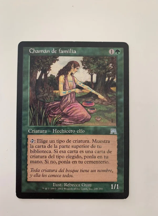 1x Chamán de familia - embestida mtg