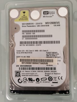2 DISCOS DUROS 2,5"