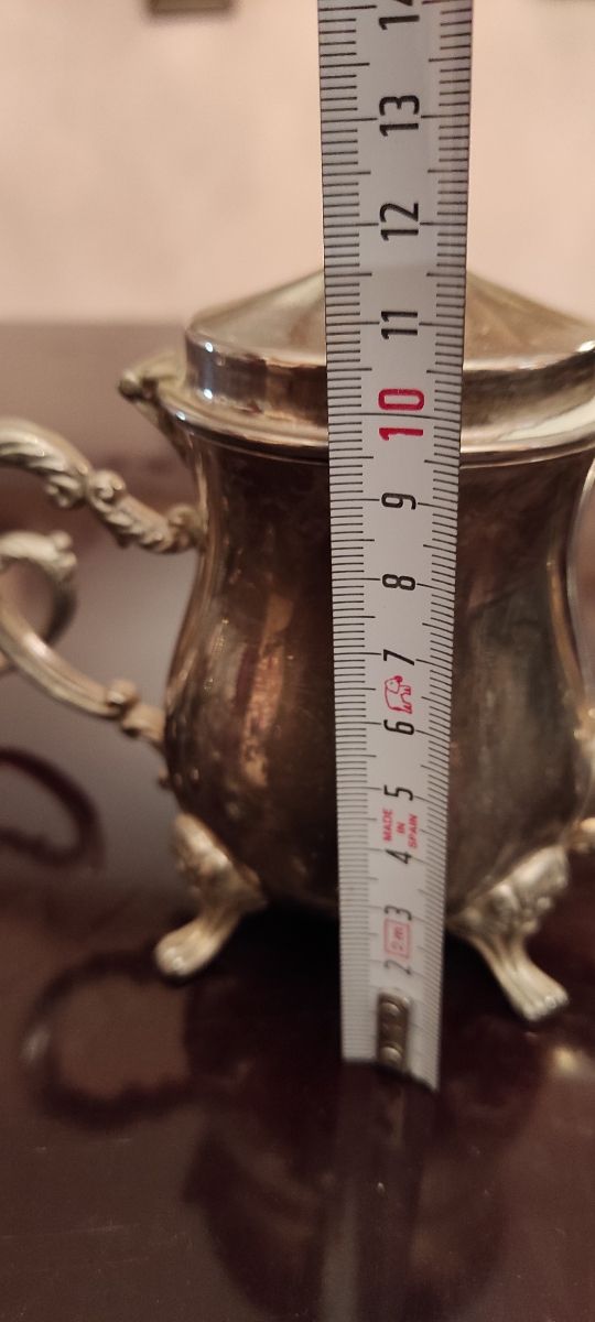 Juego de café metálico