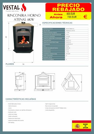 Promoción Estufas de Salón 449 EUR - 15 Diciembre