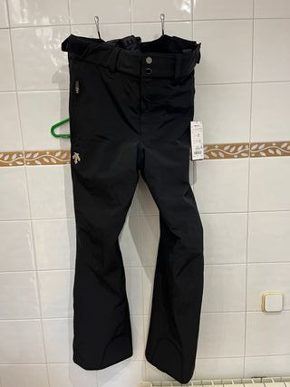 Pantalón esquí hombre DESCENTE negro. Nuevo