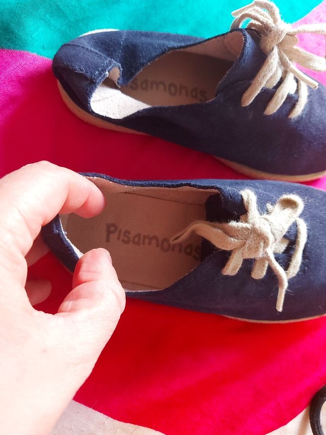 Zapatos lona pisamonas