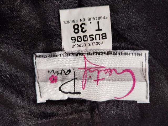 Corpetto in raso nero