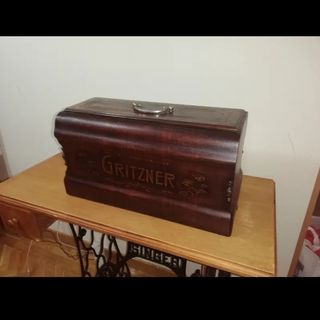 Protector de madera de maquina de coser