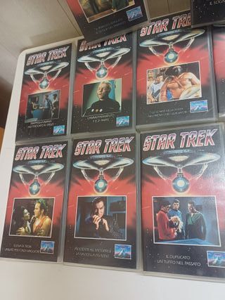 12 cassette vhs collezione star trek anni 90
