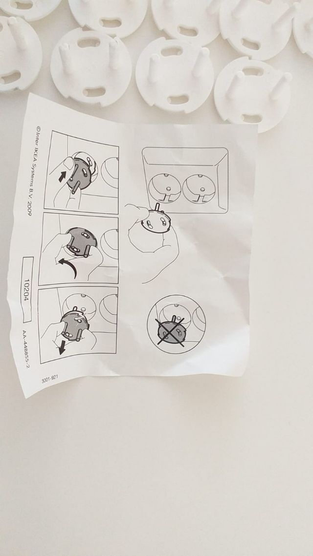 IKEA PATRULL Protectores de enchufes, blanco