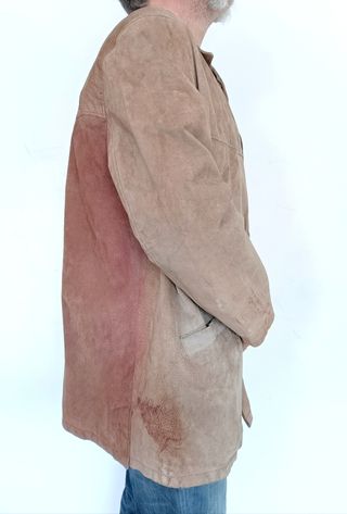 Chaqueta de ante XXL. Medidas indicadas