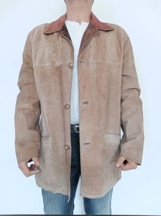 Chaqueta de ante XXL. Medidas indicadas