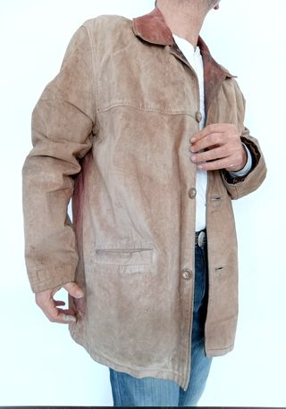 Chaqueta de ante XXL. Medidas indicadas