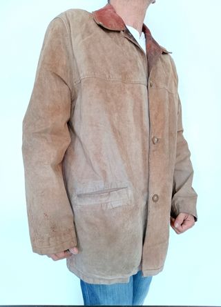 Chaqueta de ante XXL. Medidas indicadas