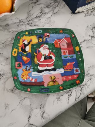 Piatto dessert di Natale 