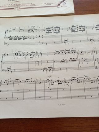 Bach vol. V y VII partituras organo