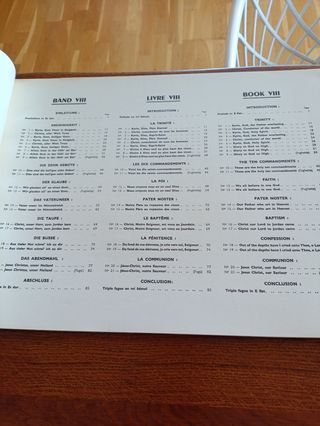 Partitura órgano Bach vol VIII