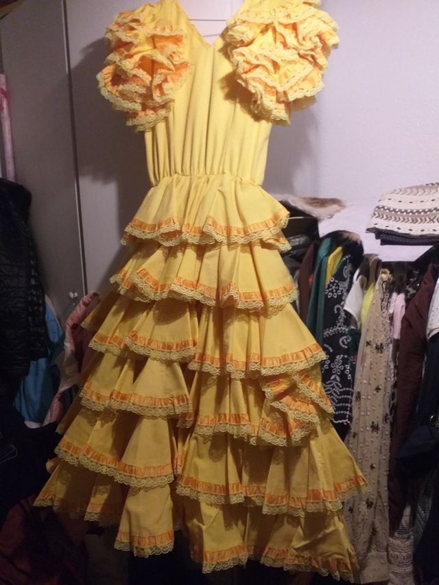 Traje flamenca