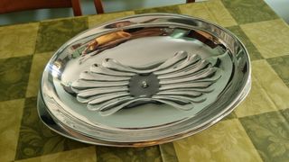 Vassoio con coperchio in Silver