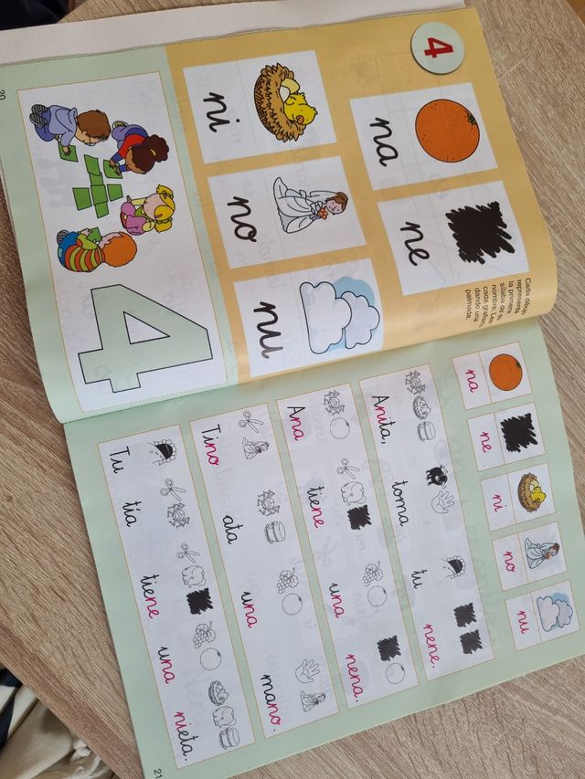 Método fotosilábico: 1.ª Cartilla. (Spanish Edition)