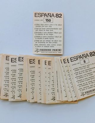 MUNDIAL ESPAÑA 82 CROMOS PANINI