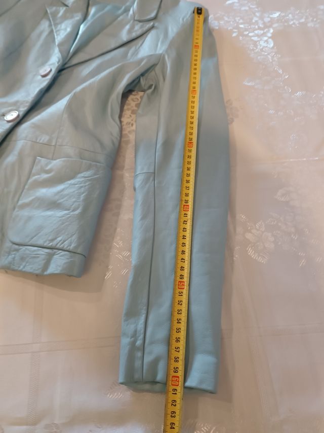 Chaqueta blazer americana de cuero 