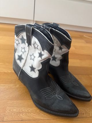 Botas camperas. Cómodas!El desgaste de bota es así
