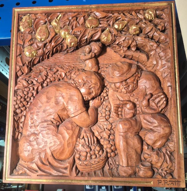 RELIEVE EN MADERA PERE PUNTI I TERRA