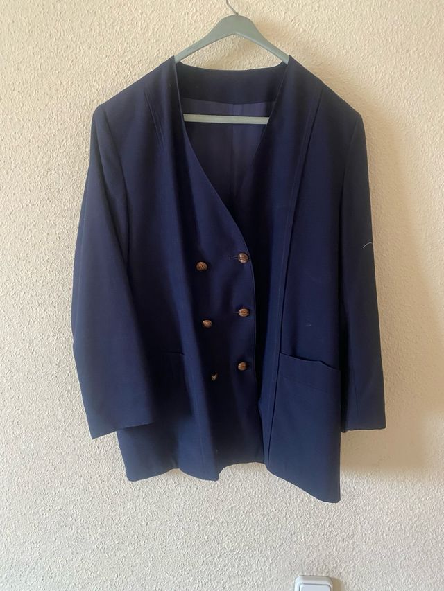 Chaqueta señora azul