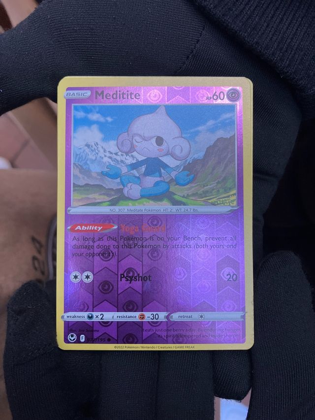 meditite holografico con yoga gard. Nuevo.