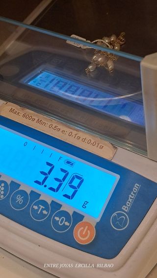 Cadena oro 18k con perla 
