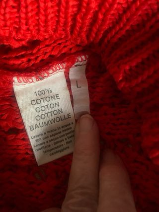 Maglietta estiva senza maniche rossa