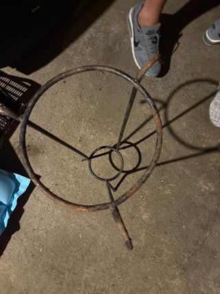 Fioriere antiche in ferro battuto