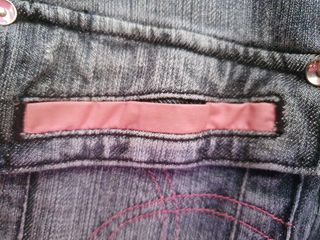 Cazadora slim vaquera azul medio-rosa Mango S