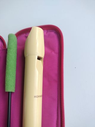 Flauta con funda