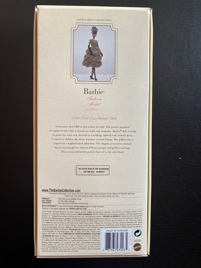 Barbie Silkstone Little Red Dress