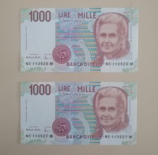 Banconote 1000 Lire Italia 